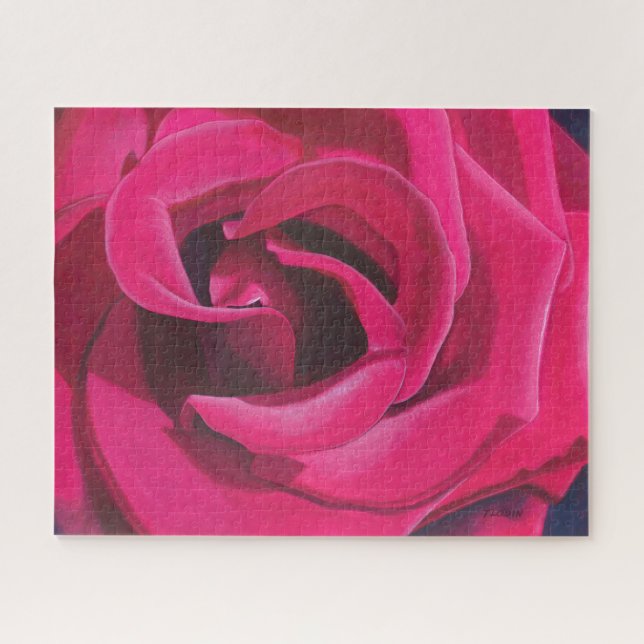 Quebra-cabeça Pintura Rosa Rosa Rosa Rosa Rosa (Horizontal)