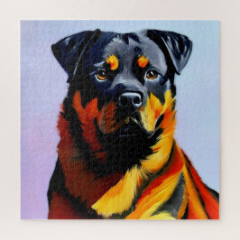 Quebra-cabeça Pintura rottweiler