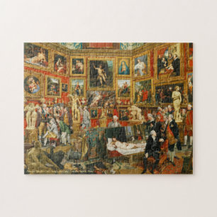 Quebra-cabeça Pinturas em uma sala Vintage Art Family Jogo ao ar