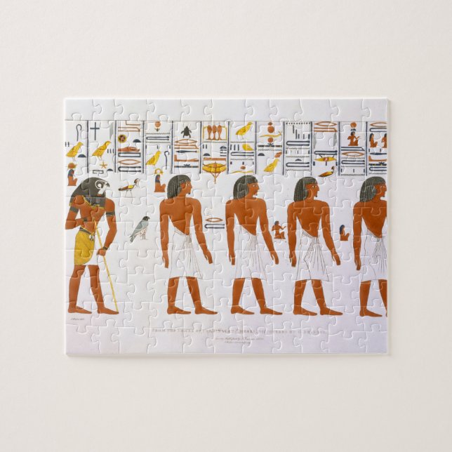 Quebra-cabeça Pinturas murais dos túmulos dos reis em Thebes, (Horizontal)
