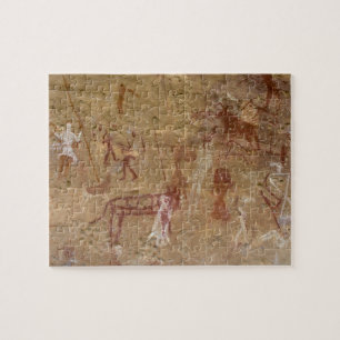 Quebra-cabeça Pinturas rupestres pré-históricas, Akakus, Saara