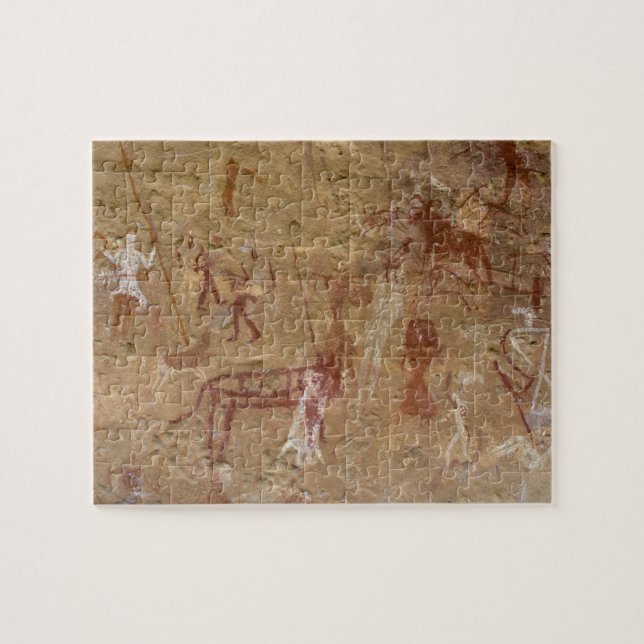 Quebra-cabeça Pinturas rupestres pré-históricas, Akakus, Saara (Horizontal)