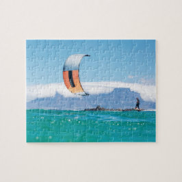 Quebra-cabeça Pipa de Surf Kitesurfing Esportes Aquáticos Mar Ve
