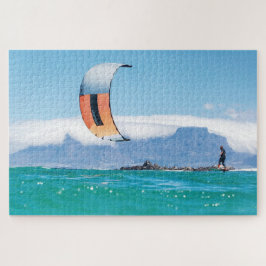 Quebra-cabeça Pipa de Surf Kitesurfing Esportes Aquáticos Mar Ve