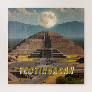 Quebra-cabeça Pirâmide da Lua, Teotihuacan, Viagem do México