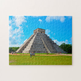 Quebra-cabeça Pirâmide Kukulcan Chichenitzá México.