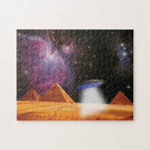 Quebra-cabeça Pirâmides Egípcias Giza Conhece Espaço e OVNI