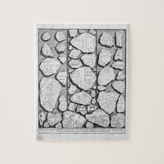 Quebra-cabeça Piranesi-Mapa de Giovanni de Rome&Forma antigo