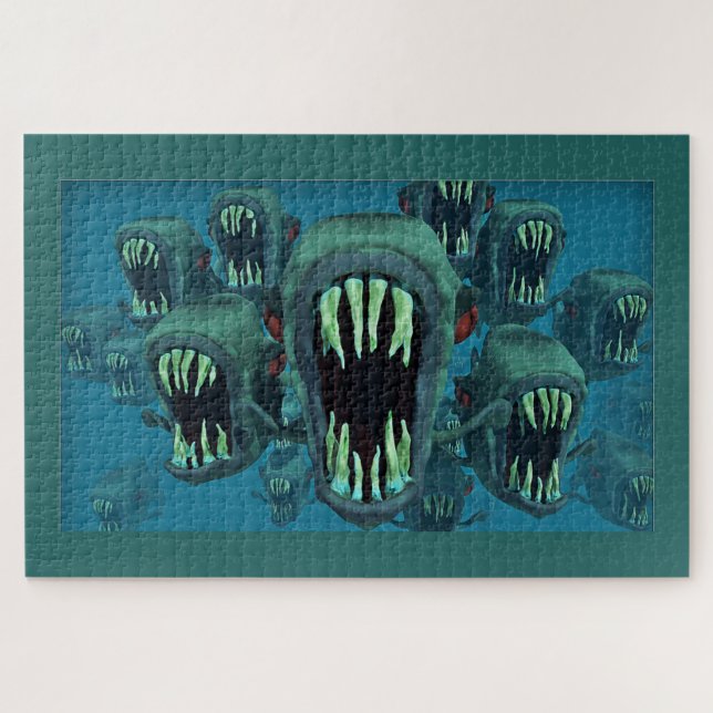Quebra-cabeça Piranhas (Horizontal)