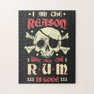 Quebra-cabeça Pirata de Rum