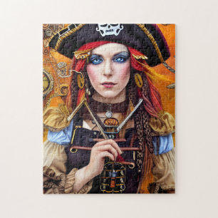 Quebra-cabeça Pirata Steampunk