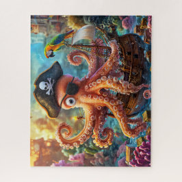 Quebra-cabeça Pirate Octopus Adventure Puzzle 🧩