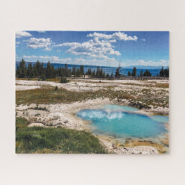 Quebra-cabeça Piscina azul no Yellowstone