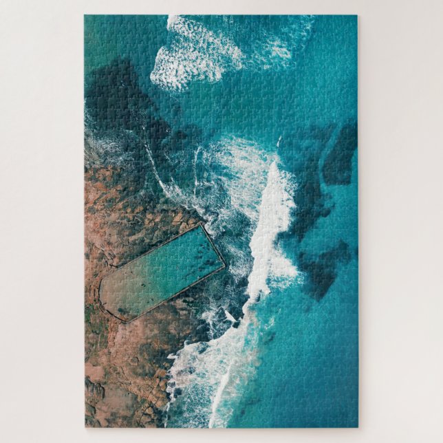 Quebra-cabeça Piscina de Cronulla Beach Ocean Sydney Austrália (Vertical)
