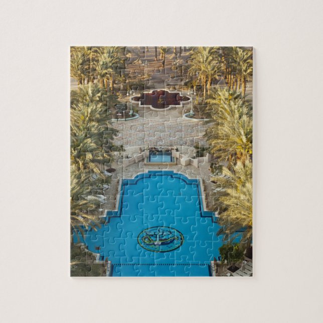 Quebra-cabeça piscina de natação do Hotel Herods Palace, vista e (Vertical)