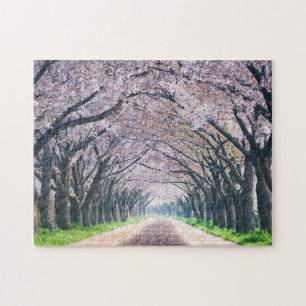 Quebra-cabeça Pista da flor de cerejeira