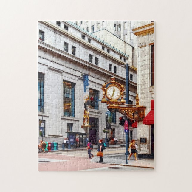 Quebra-cabeça Pittsburgh PA - Canto de Smithfield e Quinta (Vertical)