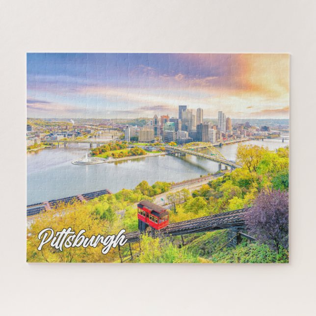 Quebra-cabeça Pittsburgh, Pensilvânia, Estados Unidos (Horizontal)