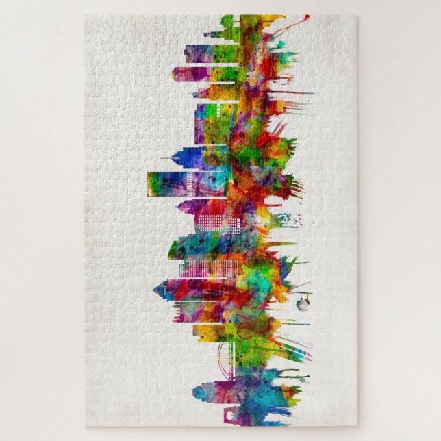 Quebra-cabeça Pittsburgh Pensilvânia Skyline (Vertical)