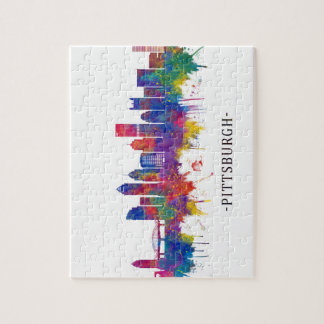 Quebra-cabeça Pittsburgh Pensilvânia Skyline
