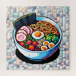 Quebra-cabeça Pixel Art Ramen Noodles