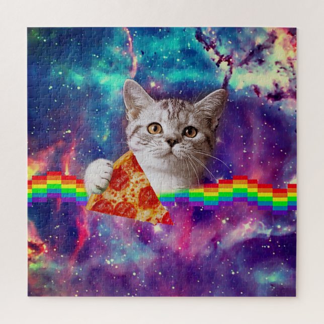 Quebra-cabeça Pizza Cat Puzzle - 676 Pieces (Vertical)