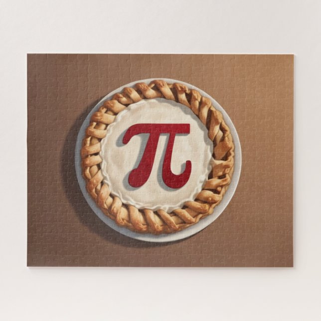 Quebra-cabeça Pizza para Pi Day (Horizontal)