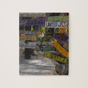 Quebra-cabeça Placa de Sinalização Rum Point Grand Cayman