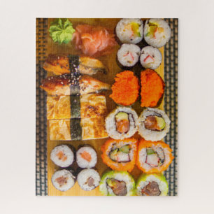 Quebra-cabeça Placa Sushi Fresca Exótica
