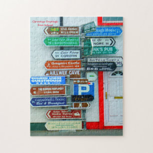 Quebra-cabeça Placas de sinalização na Irlanda Jigsaw Puzzle