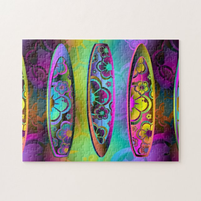 Quebra-cabeça Placas surfboards 2A-2D Opções de imagem Quebra-ca (Horizontal)