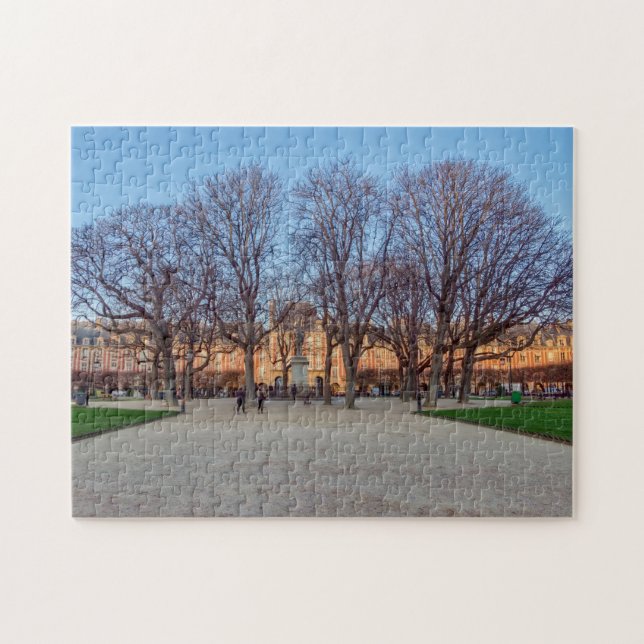 Quebra-cabeça Place des Vosges in Paris - França (Horizontal)