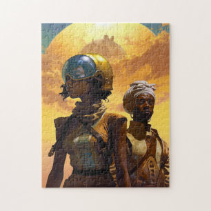 Quebra-cabeça Planet Explorers Ficção Científica Afrofuturista