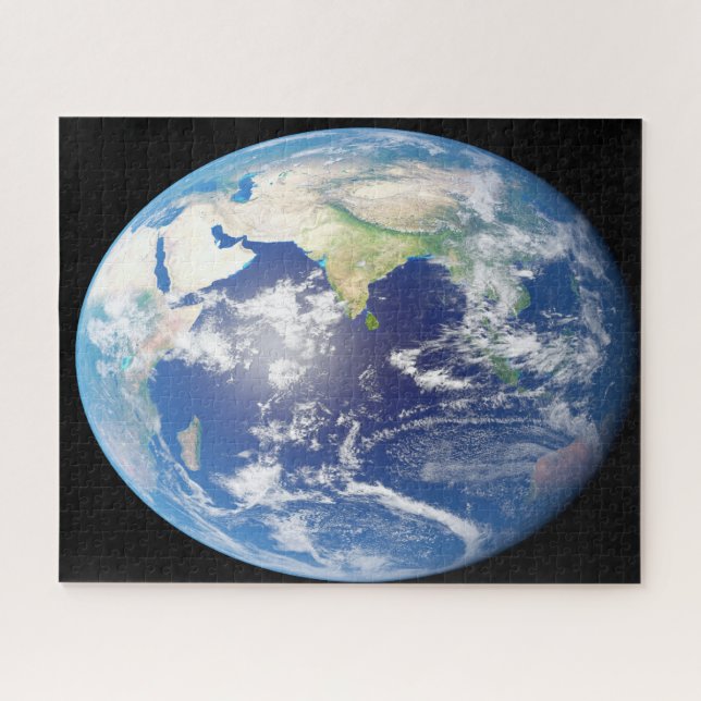 Quebra-cabeça Planeta Terra de Jigsaw (Horizontal)