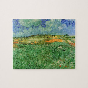 Quebra-cabeça Planície perto de Auvers de Vincent van Gogh