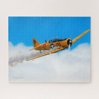 Quebra-cabeça plano amarelo