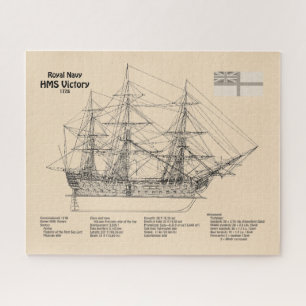 Quebra-cabeça Planos de Construção do HMS Victory SD