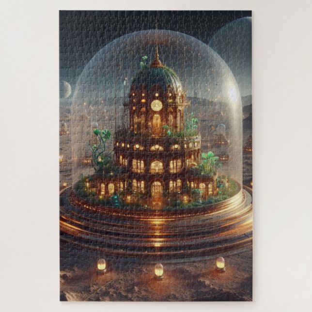 Quebra-cabeça Plant Jewel Box Fantasy Art (Vertical)
