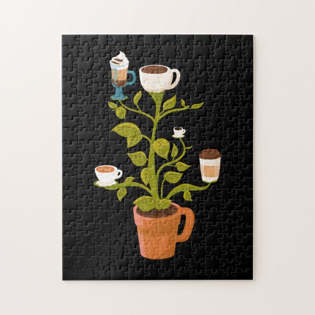 Quebra-cabeça Planta De Café (Vertical)