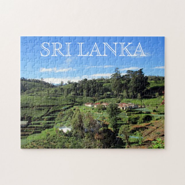 Quebra-cabeça plantações de chá sri lanka (Horizontal)