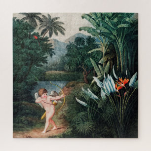 Quebra-cabeça Plantas Inspiradoras Cupidas com Ilustração de Amo