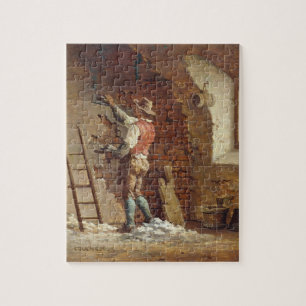 Quebra-cabeça Plasterer, c.1807 (óleo no painel)