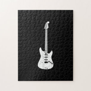 Quebra-cabeça Player de guitarrista guitarrista elétrico