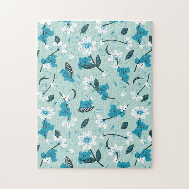 Quebra-cabeça Playful Koala Pattern Cute Animal e Nature Art (Vertical)