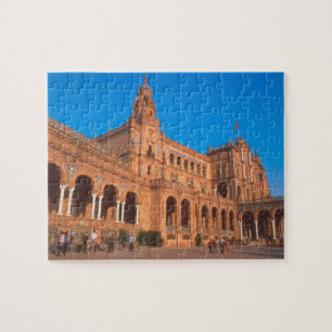 Quebra-cabeça Plaza de Espana em Sevilha, Espanha.
