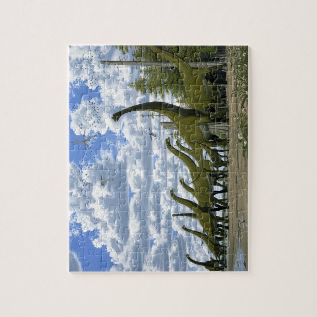 Quebra-cabeça Pleurocoelus Astrodon Gregory Paul (Vertical)