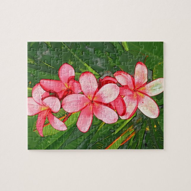 Quebra-cabeça plumeria (Horizontal)