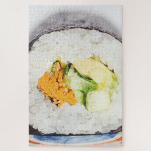 Quebra-cabeça Pó de sushi Peixe e arroz