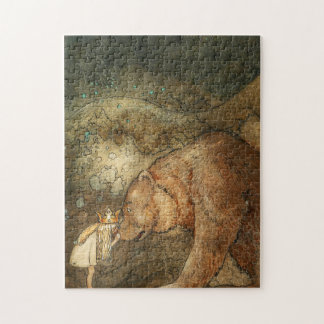 Quebra-cabeça Pobre Urso Pequeno, 1912, por John Bauer