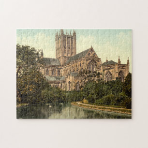 Quebra-cabeça Poços catedral, Somerset, Inglaterra